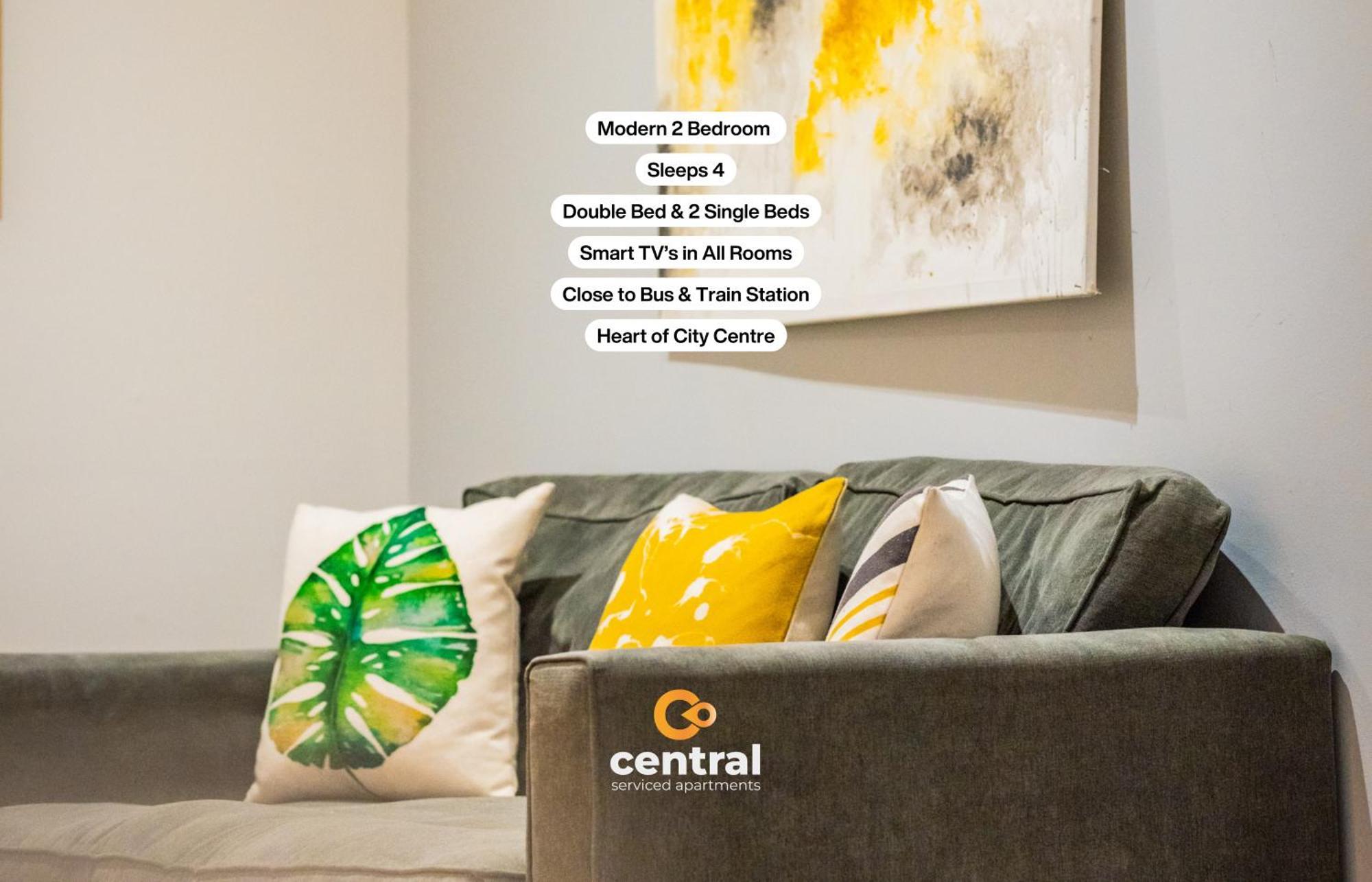 Central Serviced Apartments - 2 Bedroom - Walk Away From City Centre & Universities - Sleeps 4 - 3 X Double Beds - Smart Tvs In All Rooms - Short Term Stays Welcome - Walk Away From Train & Bus Station - Preferred Location For Short Stay In Dundee Ngoại thất bức ảnh